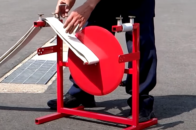 ホースの二重巻き