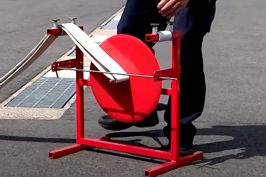 ホースの二重巻き