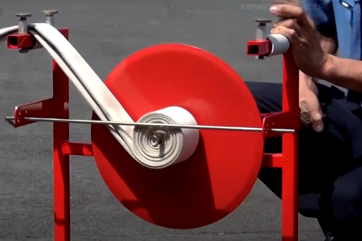 ホースの二重巻き